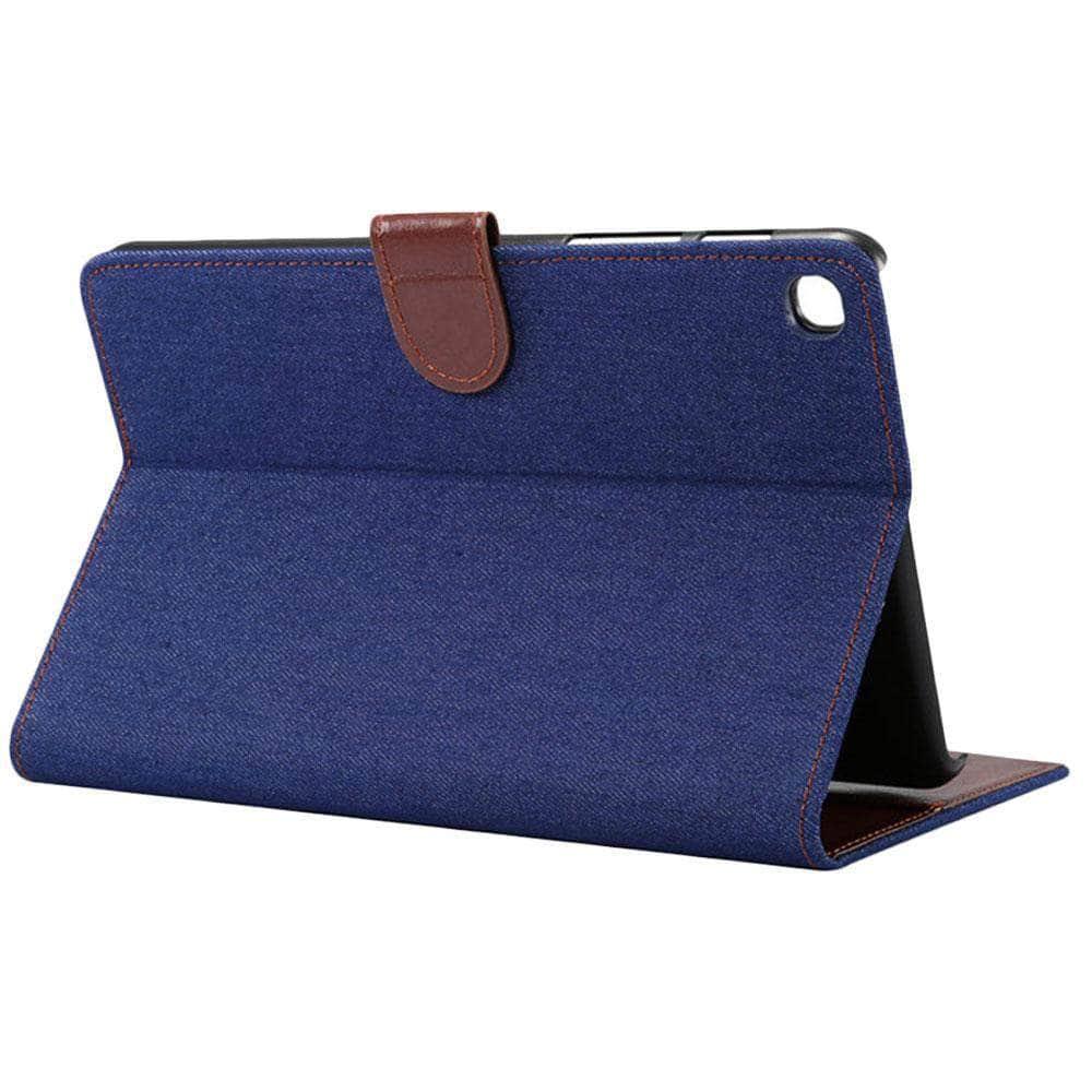 Leather Jean Samsung Galaxy Tab A 8.0 2019 S Pen P200 P205 SM-P200 SM-P205 Case Auto Sleep Wake Smart Case Cover - CaseBuddy