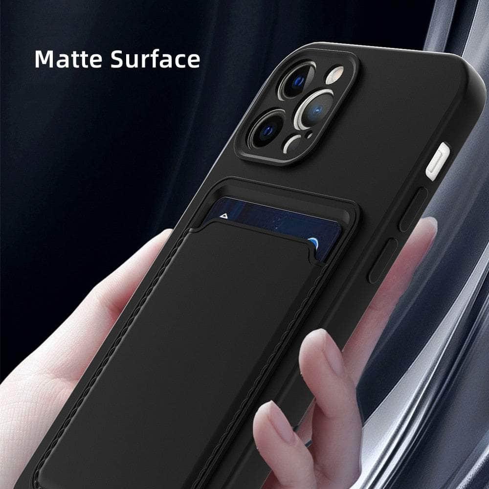 Casebuddy Liquid Silicone iPhone 14 Pro Max Wallet Case