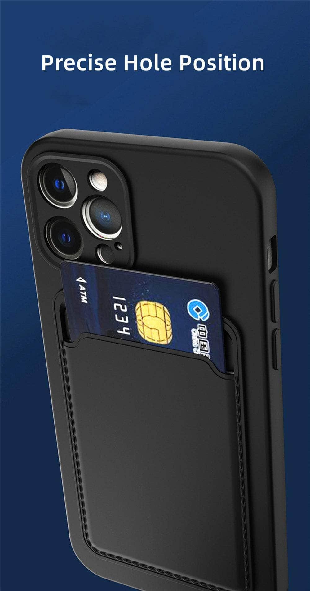 Casebuddy Liquid Silicone iPhone 14 Pro Max Wallet Case