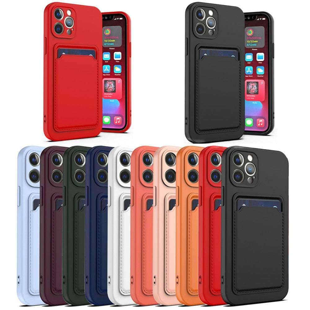 Casebuddy Liquid Silicone iPhone 14 Pro Wallet Case