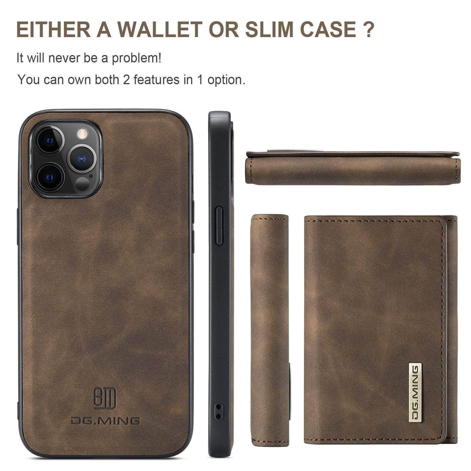CaseBuddy Australia Casebuddy Luxury Magnetic iPhone 13 Mini Detachable Leather Case