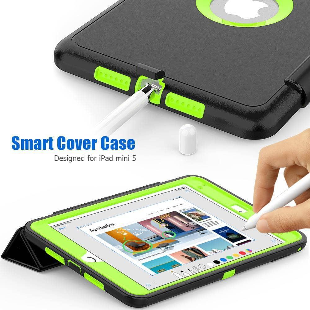 Magnetic Smart Sleep Awake Trifold Cover Case iPad Mini 5 2019  A2133 - CaseBuddy