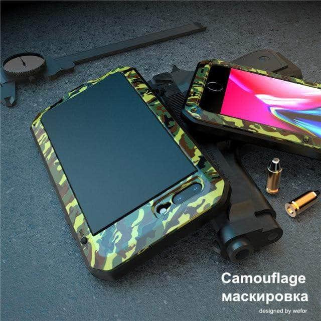 CaseBuddy Australia Casebuddy For iPhone 13 Pro / ArmyGreen Metal Soft Silicone iPhone 13 Pro Full Protective Bumper Cover