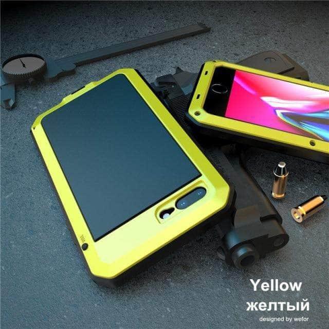 CaseBuddy Australia Casebuddy For iPhone 13 Pro / Yellow Metal Soft Silicone iPhone 13 Pro Full Protective Bumper Cover