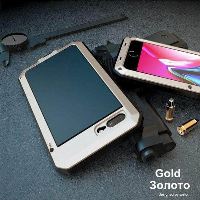 CaseBuddy Australia Casebuddy For iPhone 13 Pro / Gold Metal Soft Silicone iPhone 13 Pro Full Protective Bumper Cover