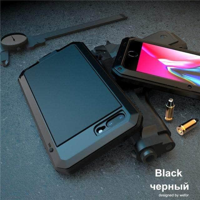 CaseBuddy Australia Casebuddy For iPhone 13 Pro / Black Metal Soft Silicone iPhone 13 Pro Full Protective Bumper Cover