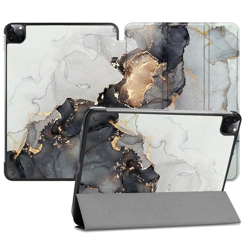 Casebuddy IP08 / iPad 10 2022 MTT Marble iPad 10 2022 Vegan Leather Flip Stand