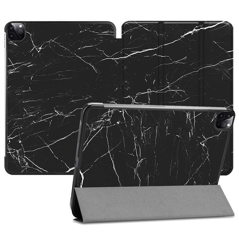 Casebuddy IP02 / iPad Pro 11 2022 MTT Marble iPad Pro 11 Vegan Leather Flip Stand