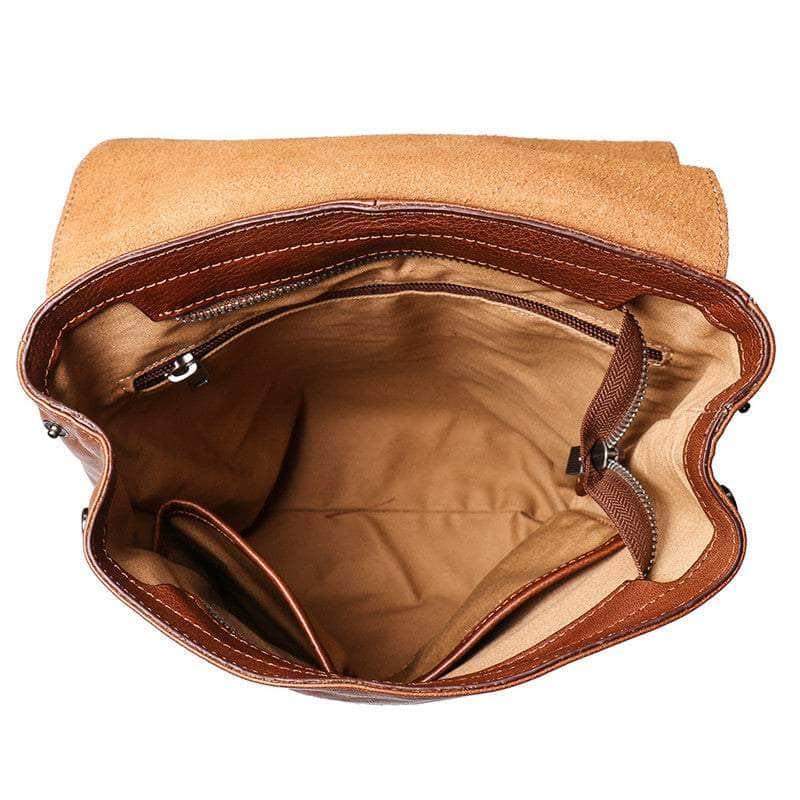CaseBuddy Australia Nesitu Highend Vintage A4 Vintage Full GrainBackpack