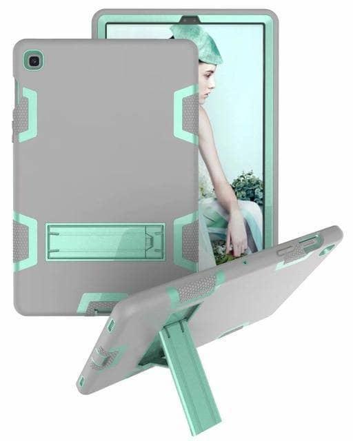 New 360 Full Protection CaseGalaxy Tab A 10.1 2019 T510 T515 Shockproof Heavy Duty Silicone Hard Stand - CaseBuddy