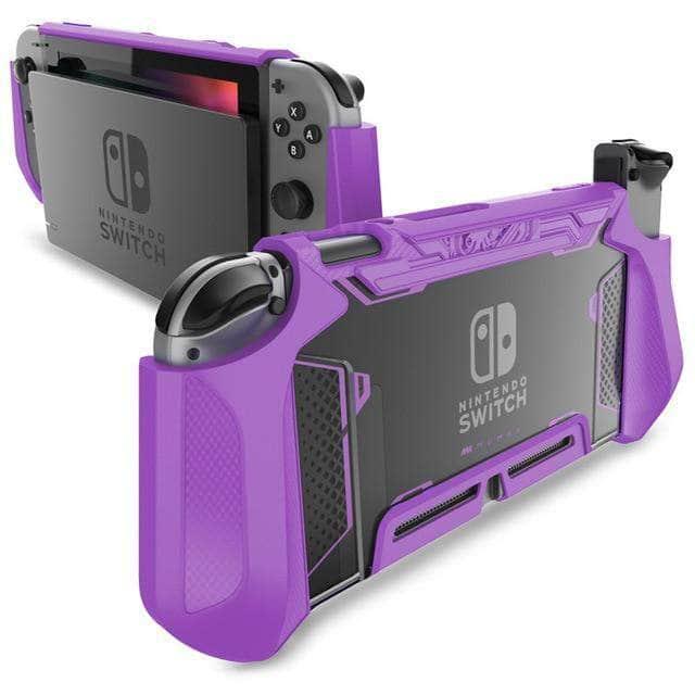 CaseBuddy Australia Casebuddy Purple Nintendo Switch MUMBA Blade Grip Protective Cover