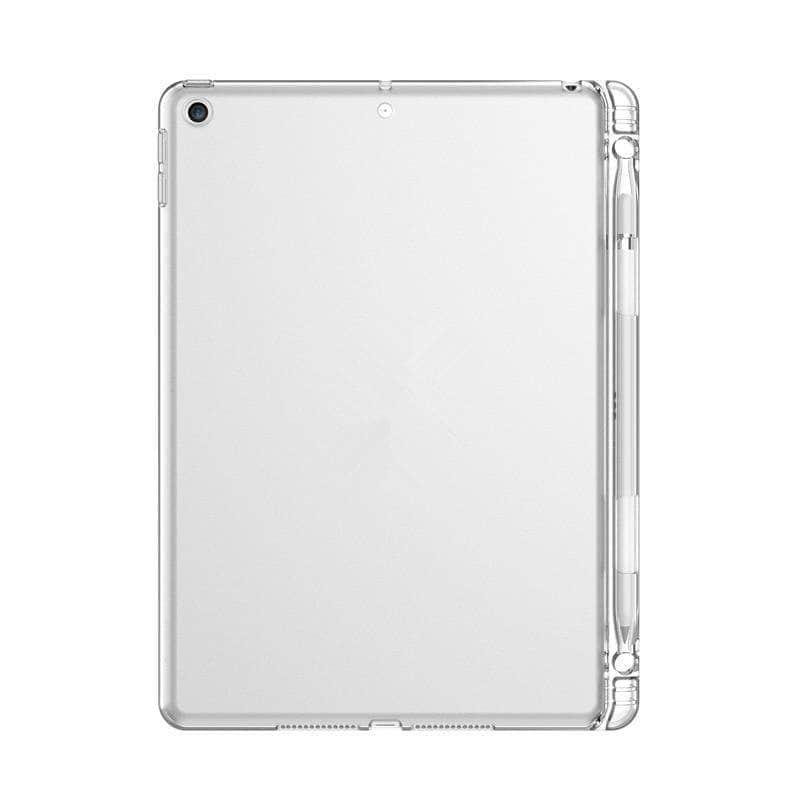 CaseBuddy Australia Casebuddy Pencil Holder Back Case iPad Air 5 2022 TPU Silicone Transparent