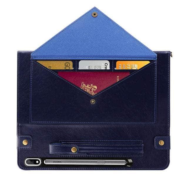 CaseBuddy Australia Casebuddy Blue Protective Galaxy Tab S8 11 X700 Envelope Card Holder Stand