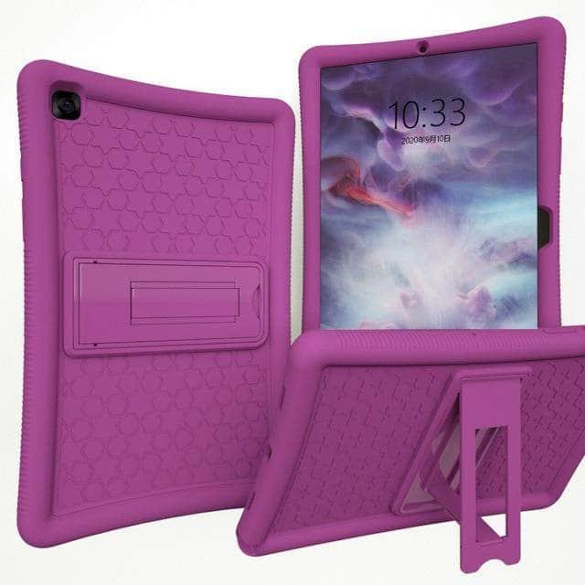 Rugged Silicone Stand Galaxy Tab A7 Case 10.5 T500 T505 Case - CaseBuddy