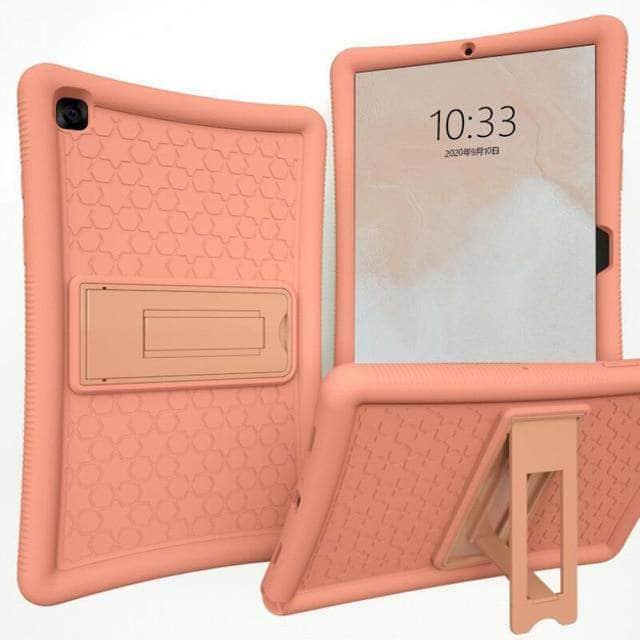 Rugged Silicone Stand Galaxy Tab A7 Case 10.5 T500 T505 Case - CaseBuddy