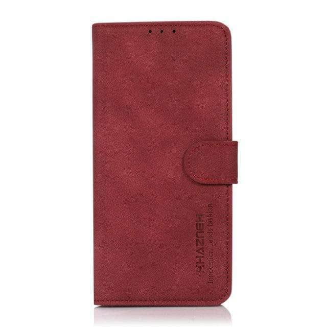 CaseBuddy Australia Casebuddy A02S / Red Samsung Galaxy A02S Leather 360 Protect Flip Case