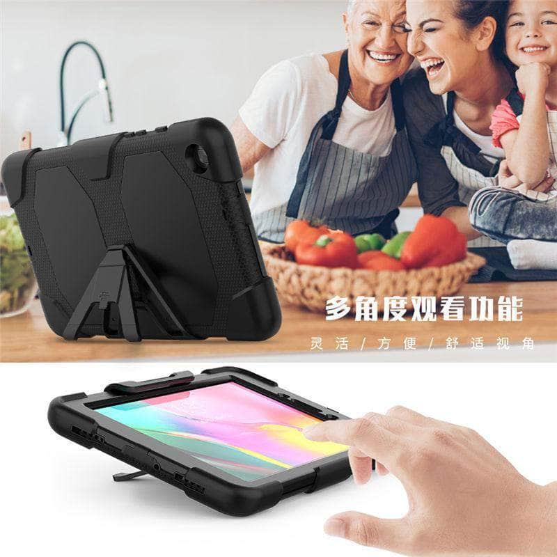 Samsung Galaxy Tab A 8.0 2019 T290 T295 T297 Shockproof Heavy Duty Stand Case - CaseBuddy