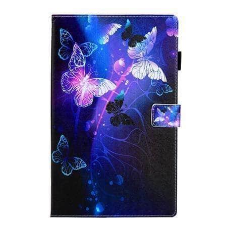 CaseBuddy Casebuddy 5 Samsung Tab A 8.0 2019 SM-T290 T295 T297 Cartoon Patterns PU Leather Stand Shell