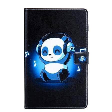 CaseBuddy Casebuddy 15 Samsung Tab A 8.0 2019 SM-T290 T295 T297 Cartoon Patterns PU Leather Stand Shell