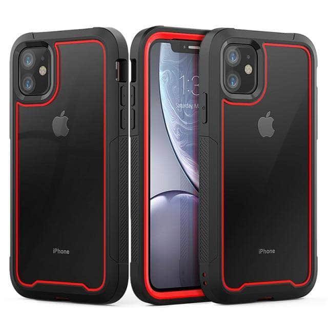 CaseBuddy Australia Casebuddy For iPhone 13 / Red Shockproof Armor iPhone 13 & 13 Pro Hybrid Cover