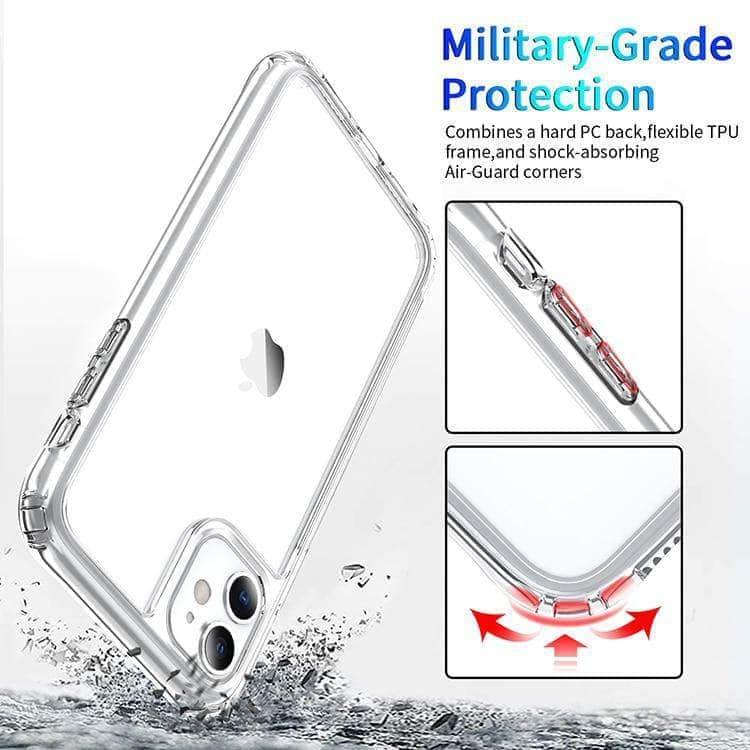 CaseBuddy Australia Casebuddy Shockproof Clear Transparent Silicone iPhone 13 Mini Case