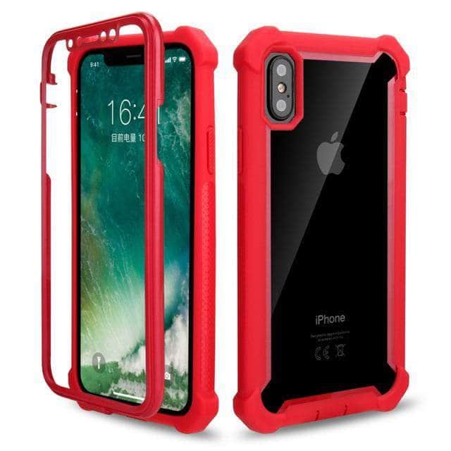 CaseBuddy Australia Casebuddy For iPhone 13 / Red Phone Case Soft Silicone iPhone 13 & 13 pro Shockproof Bumper