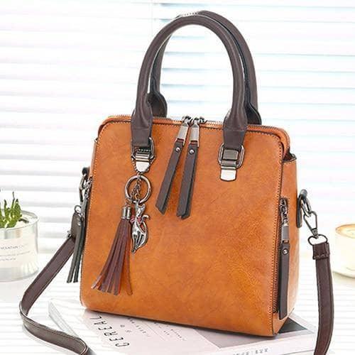 SWDF Leather Ladies Crossbody Shoulder Bag Boston - CaseBuddy