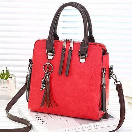 SWDF Leather Ladies Crossbody Shoulder Bag Boston - CaseBuddy