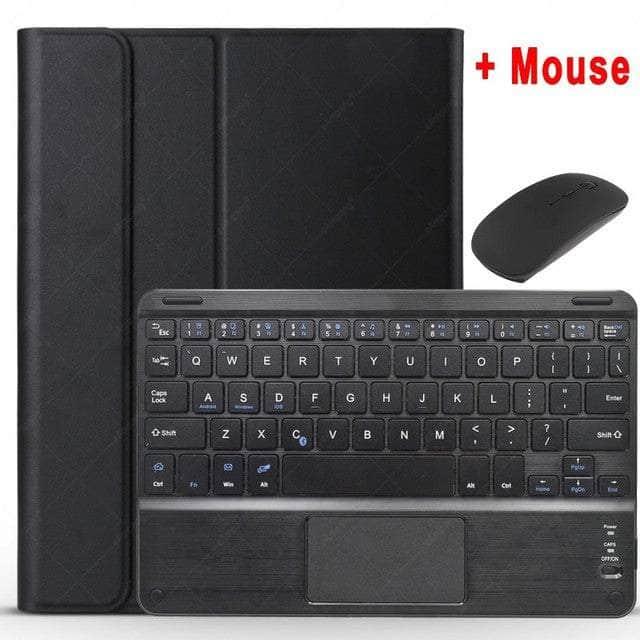 CaseBuddy Australia Casebuddy Black With Black / English Touchpad Keyboard Galaxy Tab A8 10.5 (2022) Case
