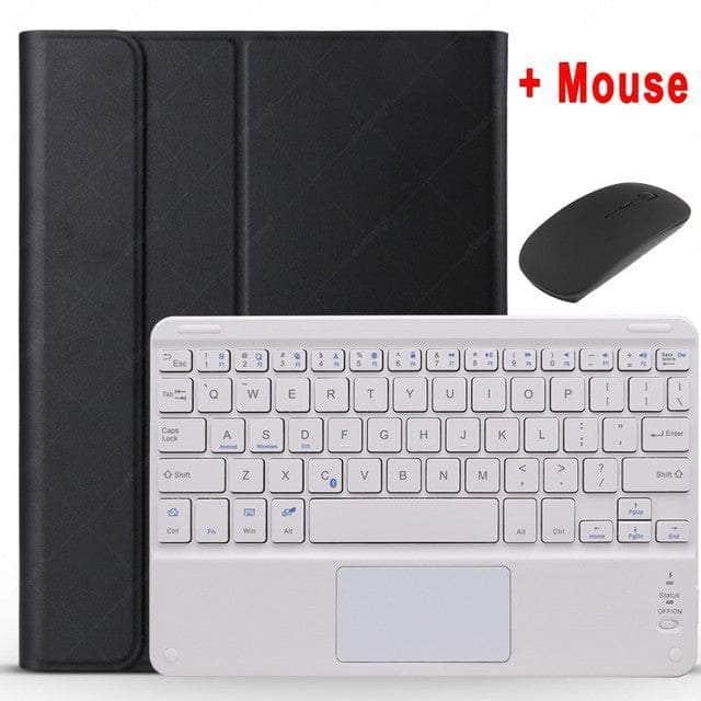 CaseBuddy Australia Casebuddy Black With White / English Touchpad Keyboard Galaxy Tab A8 10.5 (2022) Case