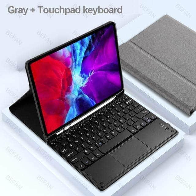 CaseBuddy Australia Casebuddy gray Touch / iPad Air 4 10.9 2020 TouchPad Keyboard iPad Air 4 10.9 Keyboard Case