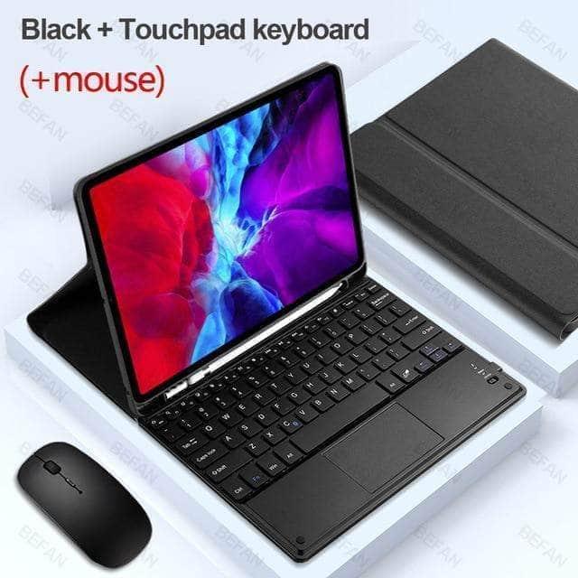 CaseBuddy Australia Casebuddy black Touch mouse / iPad Air 4 10.9 2020 TouchPad Keyboard iPad Air 4 10.9 Keyboard Case