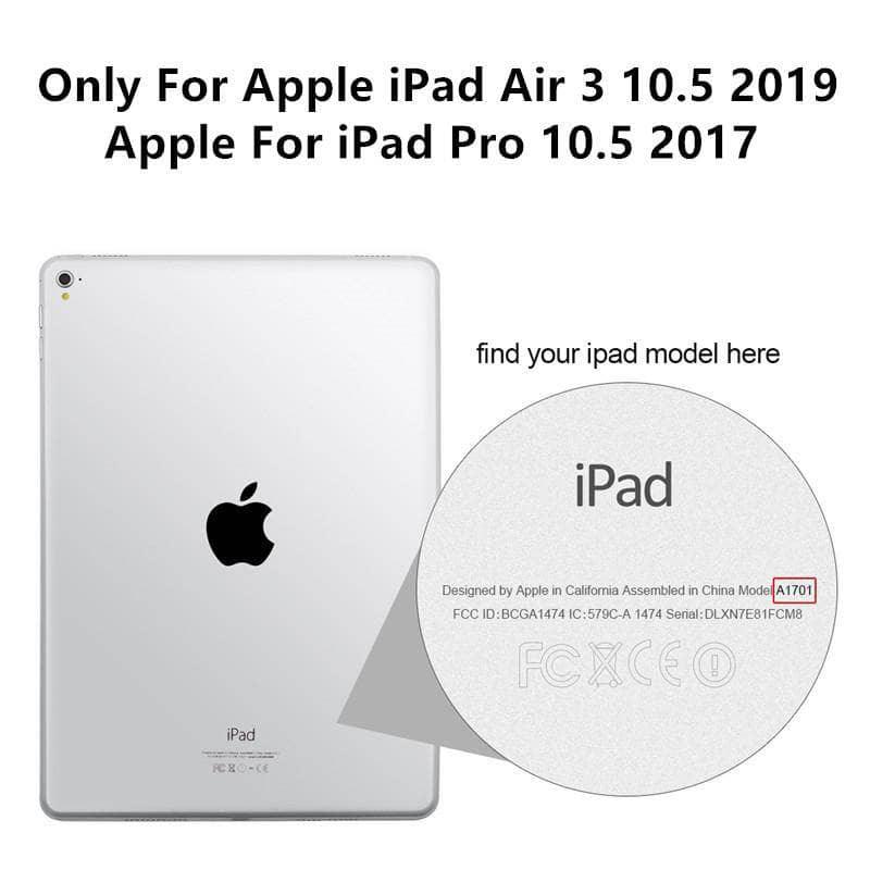 TPU Soft Case For iPad Air 3 10.5 2019 Slim Silicone Transparent Back Cover Pencil Holder - CaseBuddy