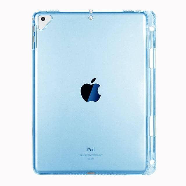 TPU Soft Case For iPad Air 3 10.5 2019 Slim Silicone Transparent Back Cover Pencil Holder - CaseBuddy