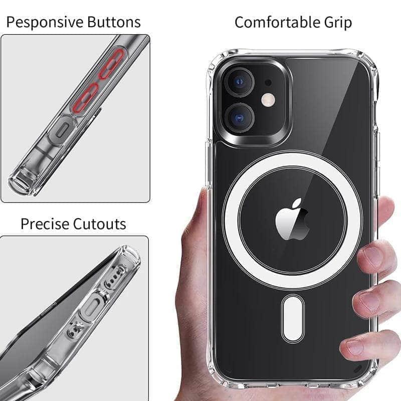CaseBuddy Australia Casebuddy Transparent Magnetic iPhone 13 & 13 pro Max Magsafe Cover