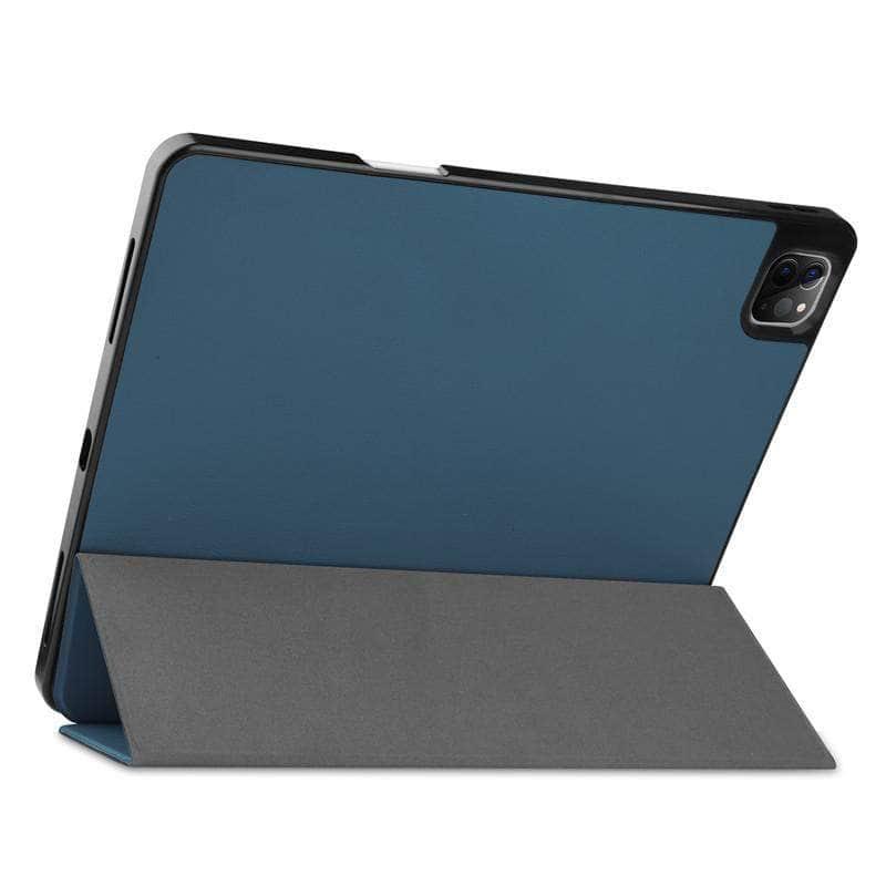 CaseBuddy Australia Casebuddy Tri-Fold Leather Flip Cover iPad Pro 2021 Protective Shell