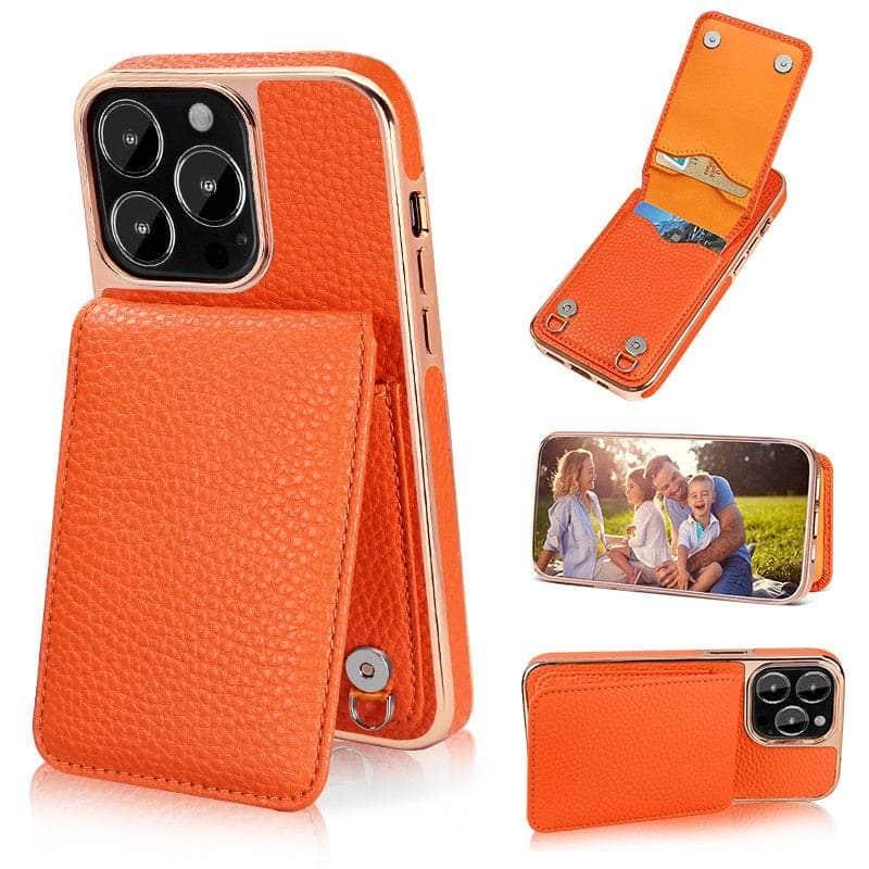 Casebuddy Vietao Luxury Leather Wallet iPhone 14 Plus Cover