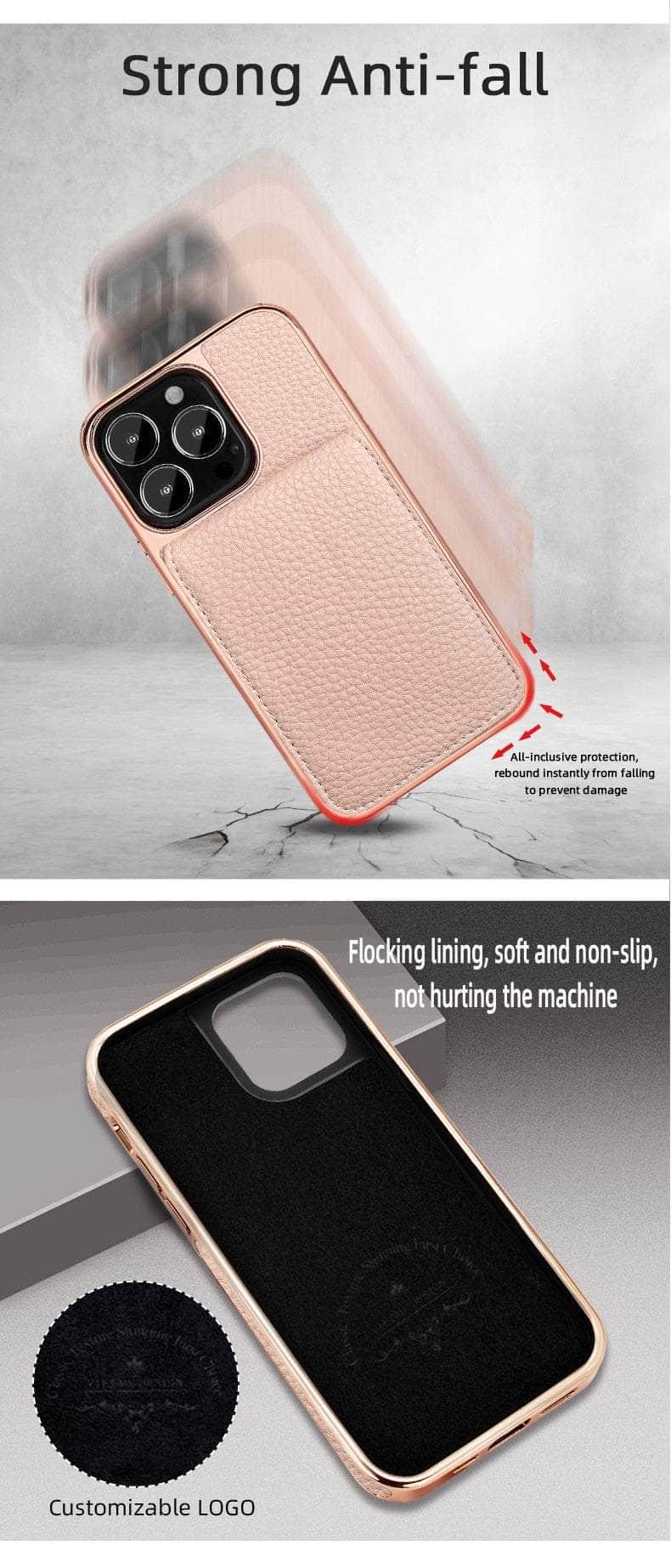 Casebuddy Vietao Luxury Leather Wallet iPhone 14 Plus Cover