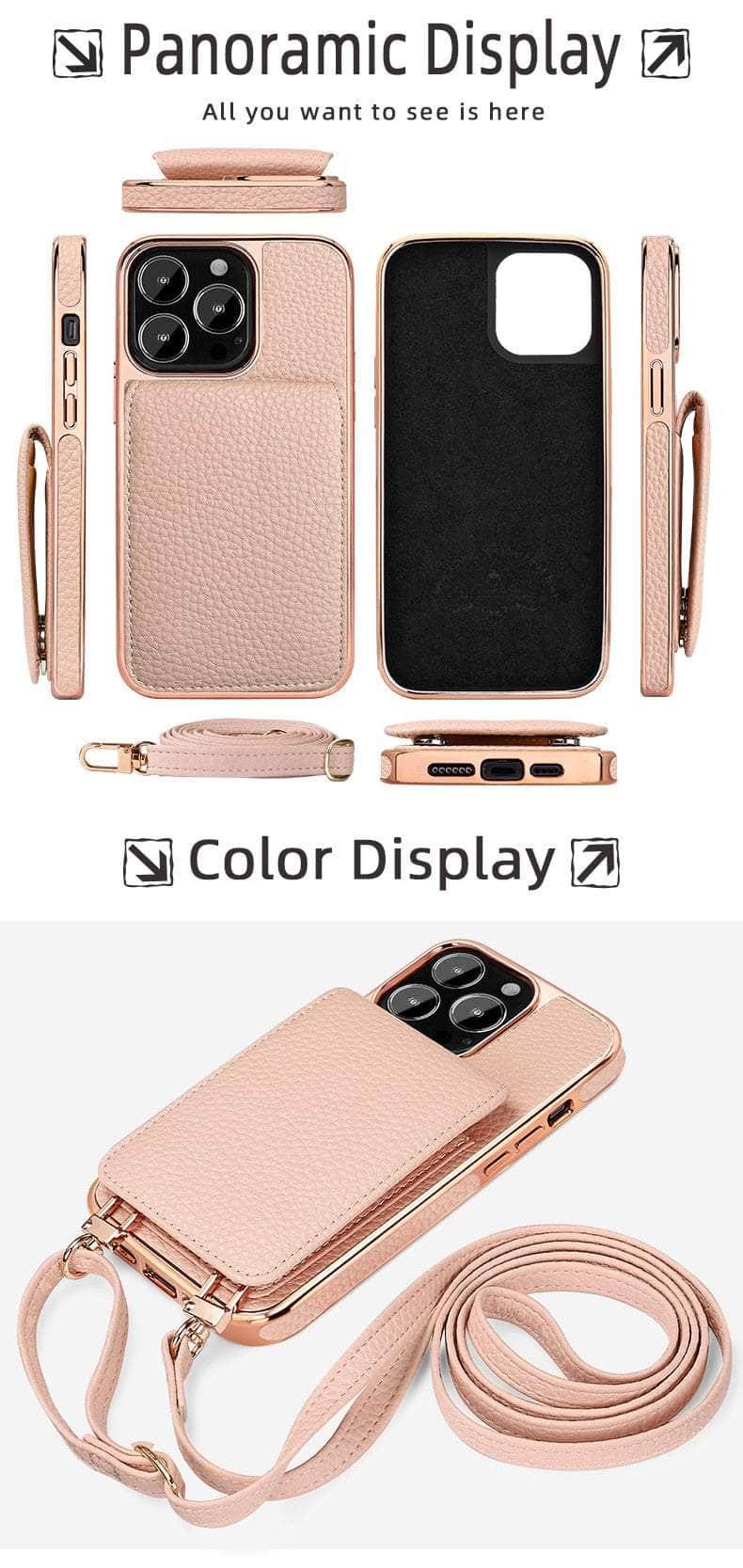 Casebuddy Vietao Luxury Leather Wallet iPhone 14 Pro Max Cover