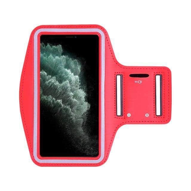 CaseBuddy Australia Casebuddy iPhone 13 Pro / Red Water Resistant Sport Running Workout iPhone 13 Pro Band